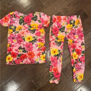 Posh Peanut 2 Piece Pajama Set Toddler Girls 18-24 Months